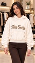 Nakışlı ve Metal Detaylı Kapüşonlu Sweatshirt